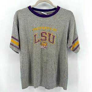 Vintage LSU Louisiana State University banded Tigers short sleeve t-shirt